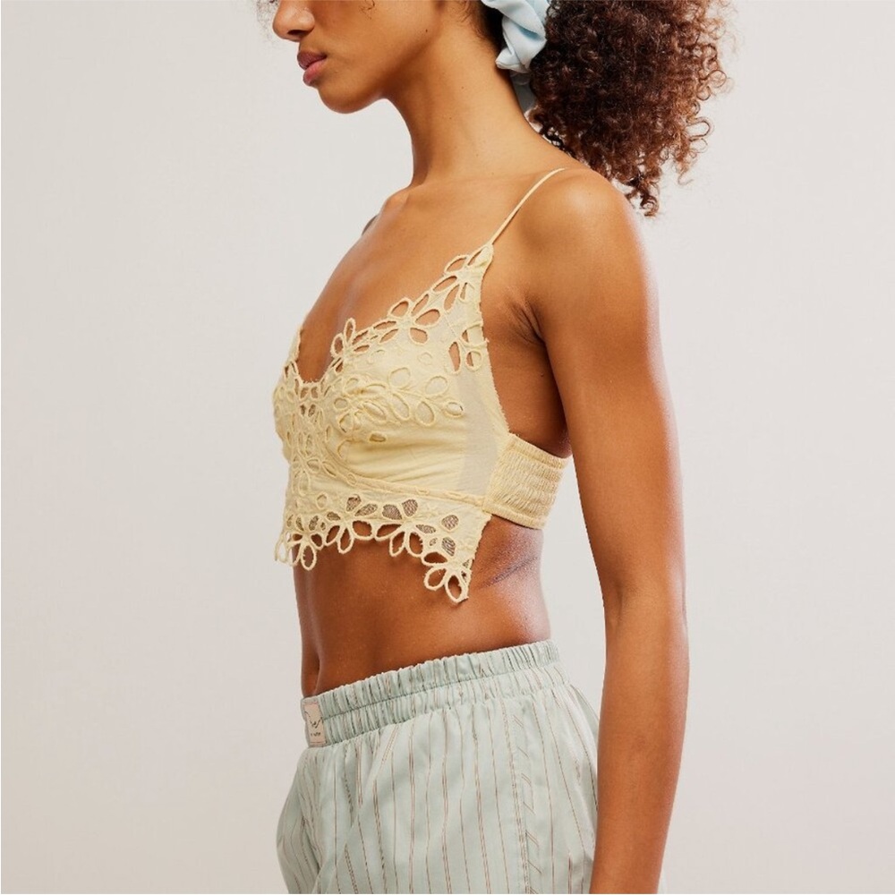 Free People Asteria Bralette in Banana Cream Size XS, S, M & L $48 Retail NWT - Picture 5 of 12